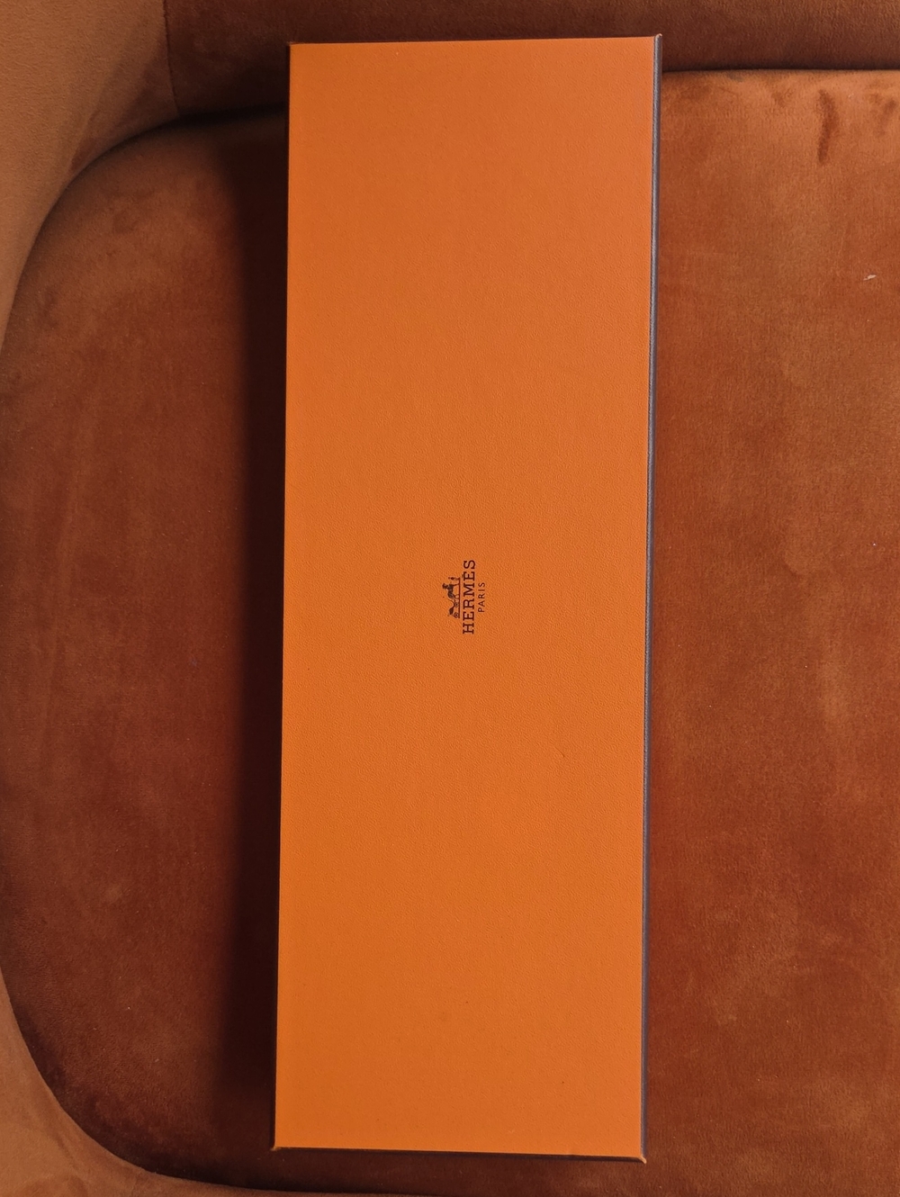 Hermes Orange Presentation Tie Box
